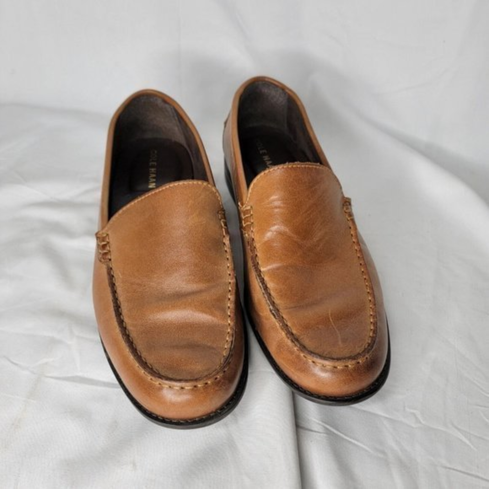 Cole Haan Light Brown Mens Slip On‎ Loafers 9 M